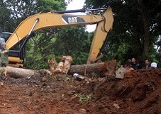 Jalan Yang Terputus Mulai Diperbaiki